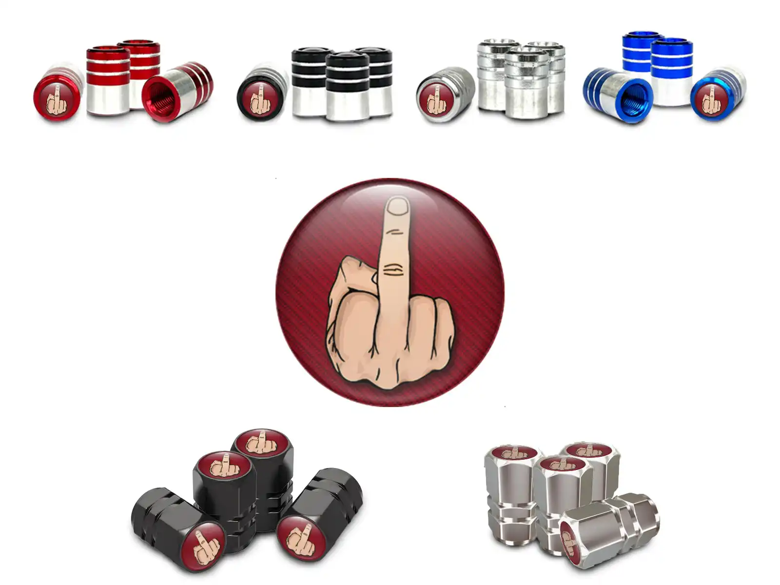 Wheels Valve Caps for SUVs Sports Design